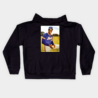 Vintage Dwight Gooden in New York Mets, 1983 Kids Hoodie